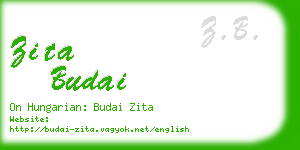 zita budai business card